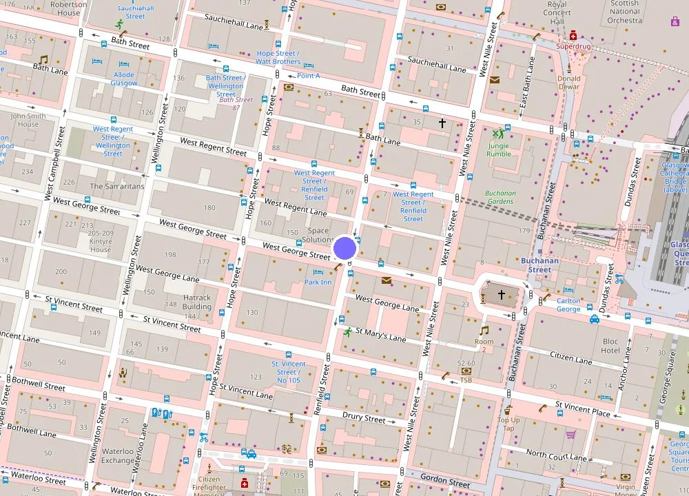 Map: The Address Glasgow